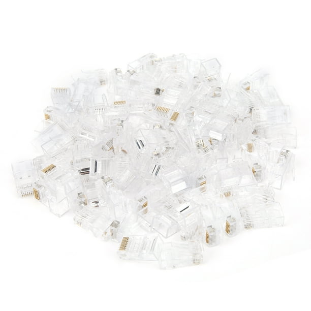 RJ45 Connector, RJ45 End Gold Plating Design Stable Transmission For