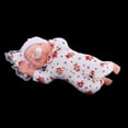 thumbnail image 3 of Muñecas de bebé negras de 30 cm en mamelucos y gorro, muñeca de juego americana americana de moda, juguete de para , juguete de práctica Rojo normal Baoblaze Muñeca para dormir renacida, 3 of 8