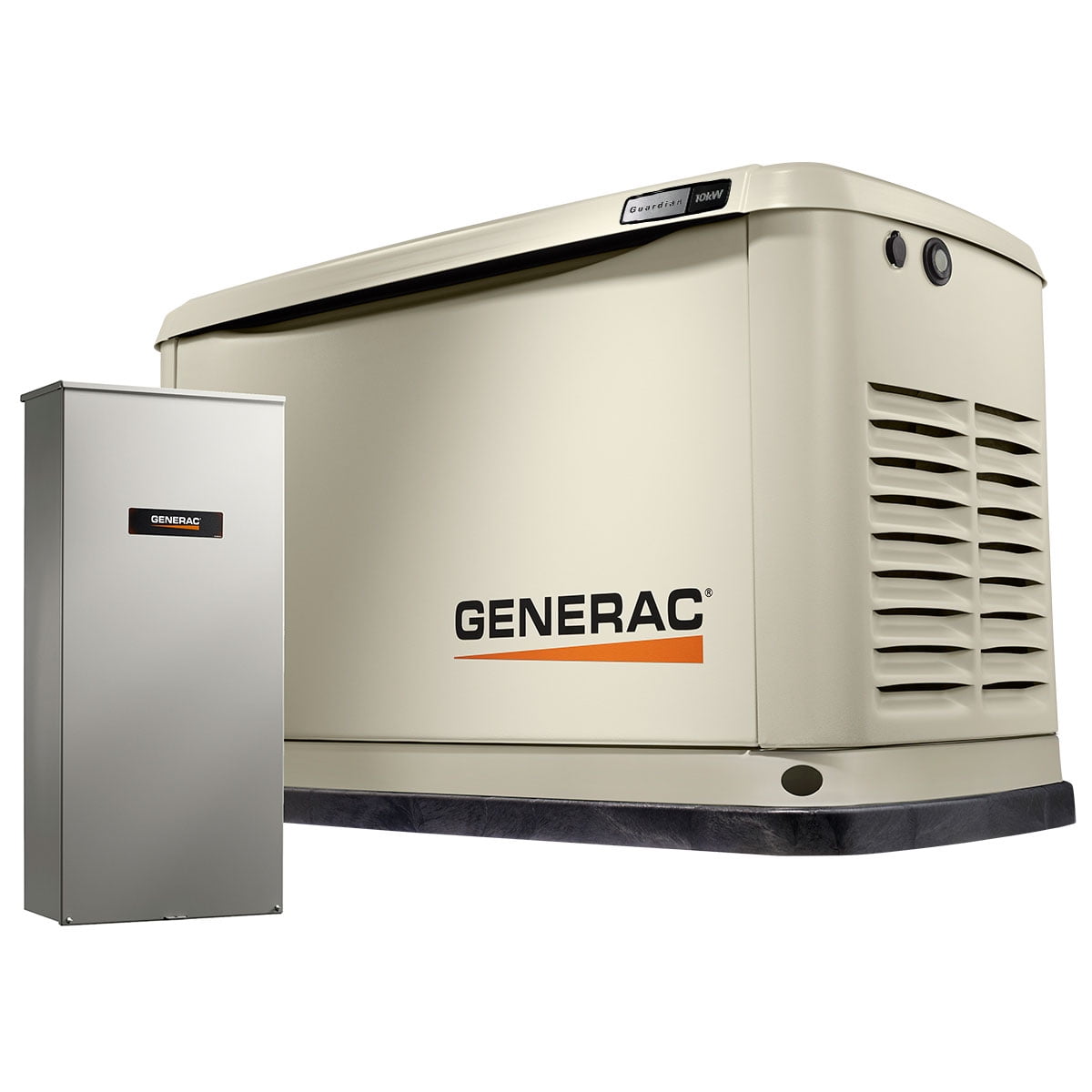 Generac 7043 Home Standby Generator 22kW/19.5kW Air Cooled with Whole House 200 Amp Transfer Switch Aluminum