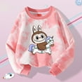 thumbnail image 4 of MART Labubu Kids Crew Neck Sweater Cute Cartoon Printed Pullover Boys Girls Winter Casual Warm Tops Childr Birday Gifts, 4 of 5