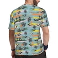 thumbnail image 2 of Wukai Hawaiian Style Print Men's Short-Sleeved Mesh T-Shirt,Quick-Dry Short Sleeve Workout T-Shirt-Small, 2 of 8