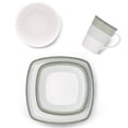 thumbnail image 2 of Noritake Colorscapes Layers Sage 4-Piece Square Place Setting, 2 of 6