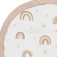 thumbnail image 2 of Sweet Jojo Designs Boho Rainbow Pink Gold and Taupe Baby Play Mat, 2 of 4