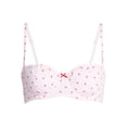 thumbnail image 4 of No Boundaries Wireless Woven Cotton Bra, Women's XS-XXXL, 4 of 4