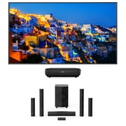 Hisense 100L9G-DLT100A 4K TriChroma Smart Laser TV With 100" Hard-Screen with Enclave EA-1000-THX-US CineHome Pro CineHub Edition 5.1Ch Speakers (2021)