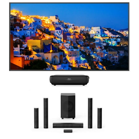 Hisense 100L9G-DLT100A 4K TriChroma Smart Laser TV With 100" Hard-Screen with Enclave EA-1000-THX-US CineHome Pro CineHub Edition 5.1Ch Speakers (2021)