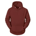 thumbnail image 4 of Pgeraug Hoodies for Men Loose Solid Hooded Sweater Top Mens Sweater Xl, 4 of 6