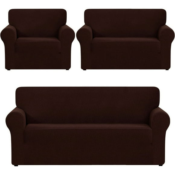 Cubre Salas 3 piezas Impermeable Tinto Todo Tipo de Salas Castelog C0973