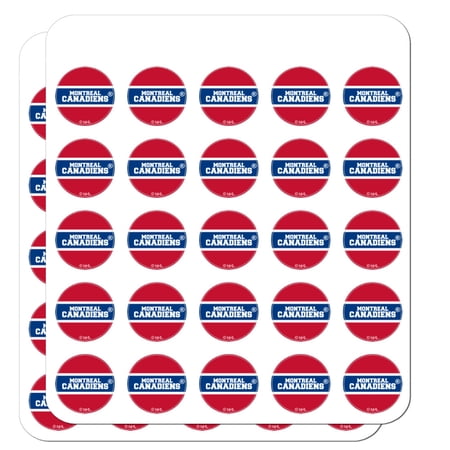 NHL Montreal Canadiens Logo Planner Calendar Scrapbooking Crafting Stickers