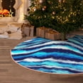 thumbnail image 5 of Sikiie Ice Blue Stripes Christmas Tree Skirt, Christmas Tree Decorations, Christmas Decor, Tree Mat Decoration(30-48IN)-30", 5 of 6