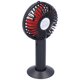 thumbnail image 5 of Ventilador eléctrico de mano Herramienta de enfriamiento recargable por USB ajustable de 4 aspas y 3 velocidades con baseNegro, 5 of 5