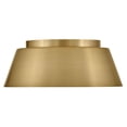 thumbnail image 2 of 83513LCB Lark Tess - 16W 2 LED Medium Flush Mount-5.5 Inches Tall and 14 Inches Wide-Lacquered Brass Finish, 2 of 7