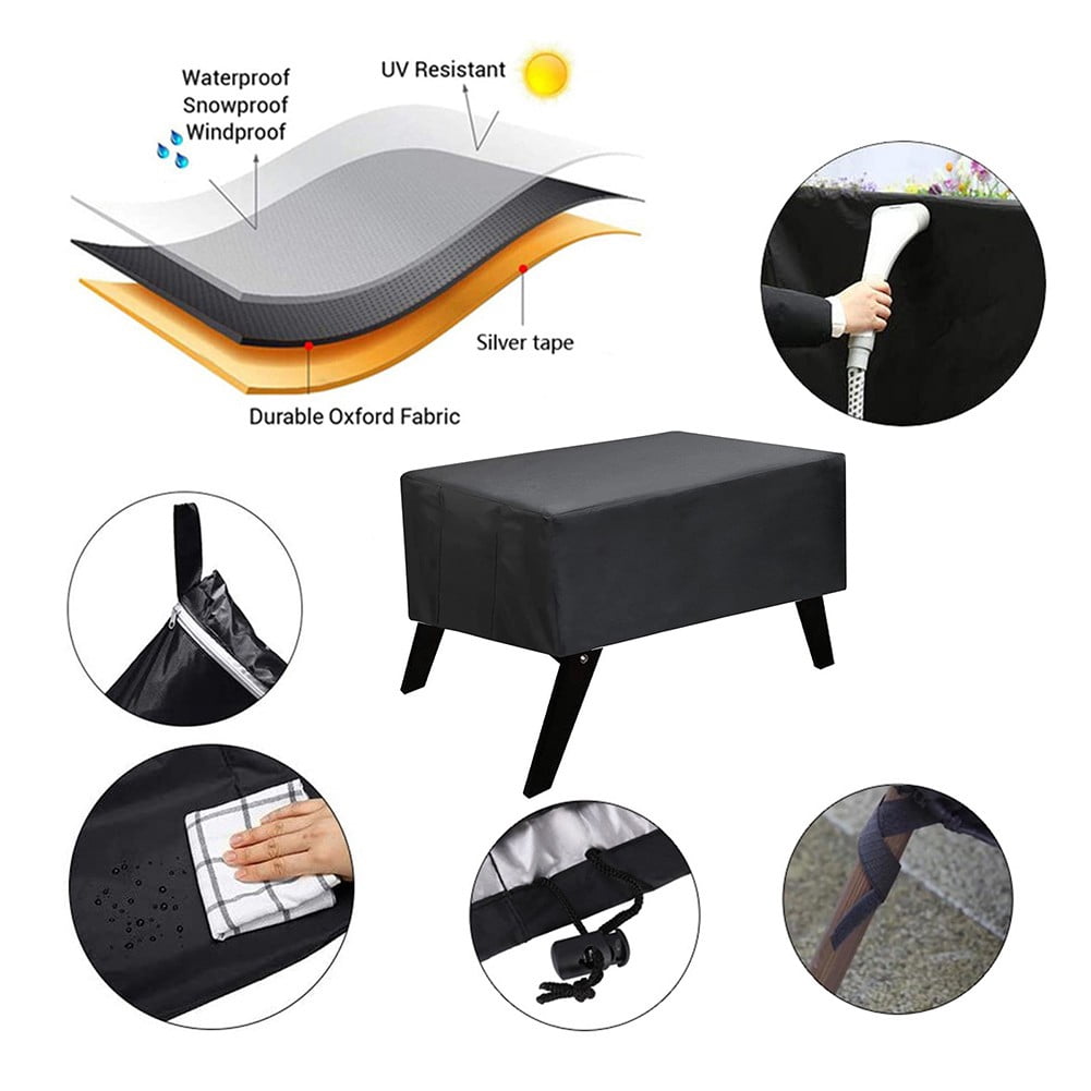 Fule Foosball Table Cover Table Cover Waterproof Outdoor/Indoor UVResistant163*115*48