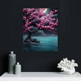 thumbnail image 4 of Nawypu Canvas Art Wall Decor Framed Wall Art Plum Blossom Moon Ocean Art Prints Wall Decor for Bedroom Modern Wall Pictures for Bathroom  Wall Decorations for Home Kitchen Size, 4 of 4