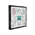 thumbnail image 4 of Stupell Industries Pastel Fashion Accessories Beauty & Fashion Painting Black Floater Framed Canvas Art Print Wall Art, 18 x 18, 4 of 10