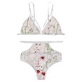 thumbnail image 1 of Gibobby Conjunto de lencería Ropa Interior Divertida para Mujer, Escote En V Profundo, Encaje Sexy, Vestido Transparente, Vestido para Conjuntos De Lencería(Blanco, CH), 1 of 5