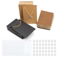 thumbnail image 2 of 50pcs 6x9cm Earring Display Cards Paperboard Holder For Jewelry Necklace Small Businesses Entrepreneurship Packaging Material Yellow Line, 2 of 6