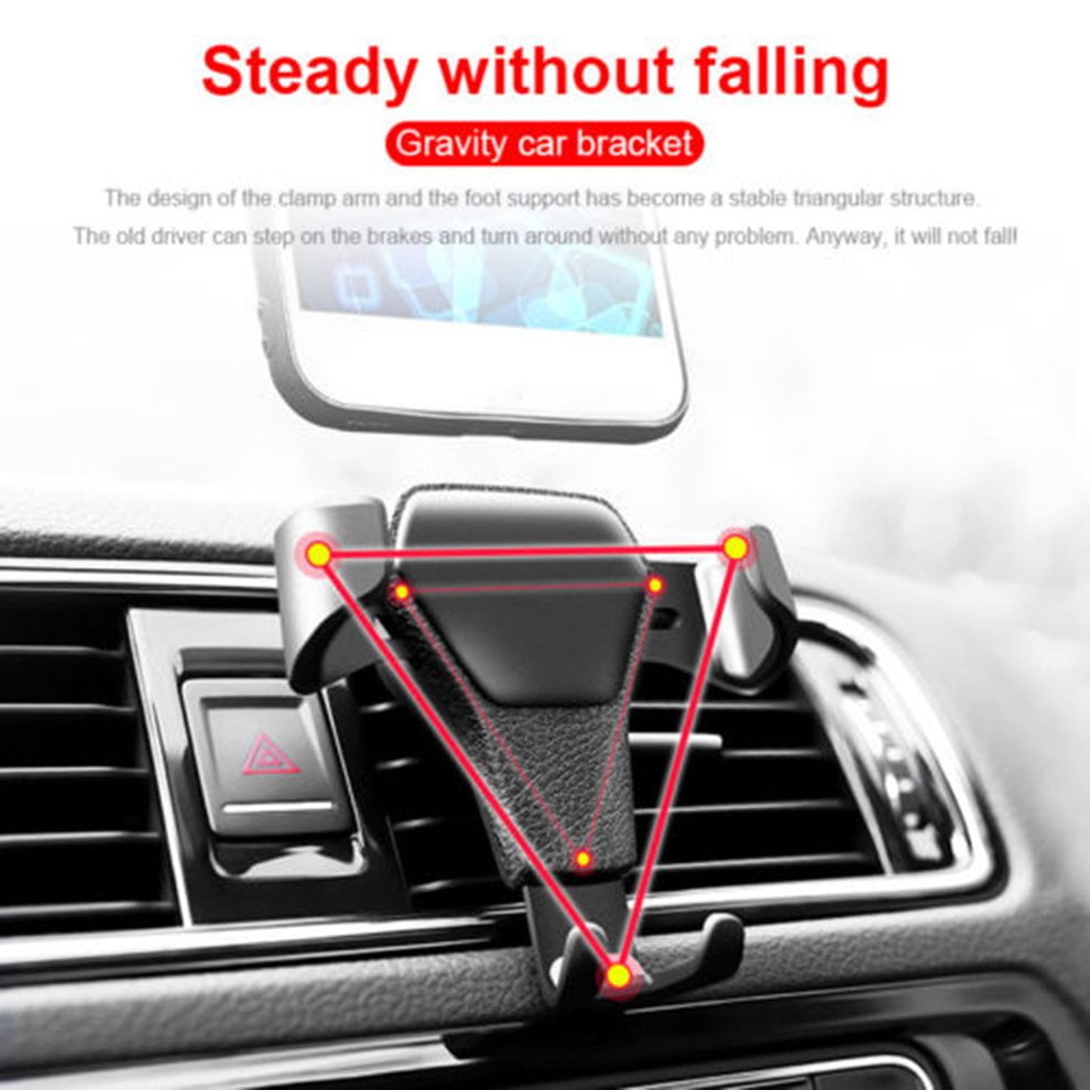 Gravity Car Air Vent Holder Stand Mobile Cell Phone GPS For iPhone Mount Cradle 