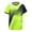A Fluorescent Green, variant on Haitryli Kids Boys Soccer Jersey Sports Shirt Quick Dry Fit Short Sleeve T-Shirt Breathable Athletic A Fluorescent Green XS