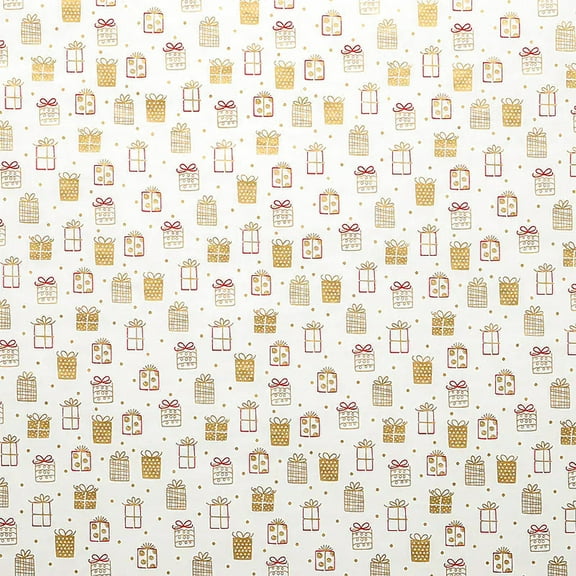 Golden Presents Premium Tissue Paper - 20in. x 30in. - 12 Sheets (43J360)