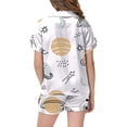 thumbnail image 4 of JIAYUE Girls Sleepwear Set For Kids Summer Soft Stain Lightweight Funny Print Short Sleeve Tees With Shorts Pajamas Two Piece Outfits Relaxed Fit Comfortable Bedtime Nightwear,12-13 Years, 4 of 4