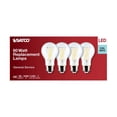 thumbnail image 4 of 4Pk - 8W A19 LED Clear Cool White 4000K Medium Base 120v - 60W equiv, 4 of 7