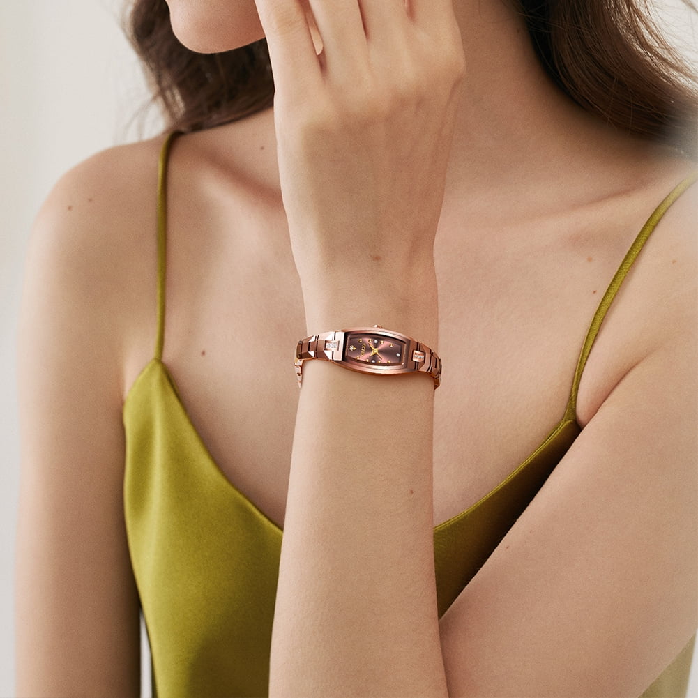 OLEVS Watches for Women Luxury Dress Waterproof Analog Quartz Rose Gold Plated Tungsten Slim Easy Read Casual Ladies Watches Women Wrist Watches Relojes para Mujer