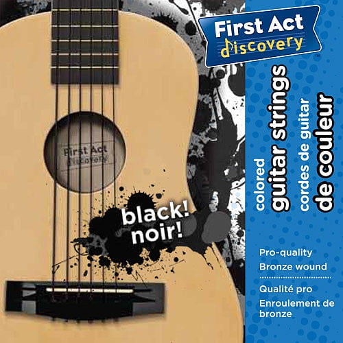First Act Discovery Guitar Strings Black