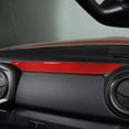thumbnail image 3 of TINKI for Toyot@ Tacoma 2015 2016 2017 2018 2019 2020 2021 2022 2023 Soft Carbon Fiber 3D Sticker Car Co-Pilot Dashboard Decorative Strip Sticker Interior Car Accessories, 3 of 14