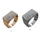 thumbnail image 4 of Anillo masculino Diseño especial Aleación Hombres Anillos Pequeño Ligero Fácil almacenamiento Dedo Joyería Decoración Accesorios Regalos Ropa, zapatos y accesorios Miscelánea Plata talla 7 Sonducket AP014665-02, 4 of 6