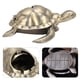 thumbnail image 5 of Cenicero Tortuga Adornos Obra de Arte de Metal Decoración de Oficina A Prueba de Viento Cenicero de Metal Retro A Prueba de Caídas Anggrek Otros, 5 of 8