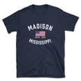 thumbnail image 1 of Madison Mississippi Patriot Men's Cotton T-Shirt, 1 of 1