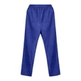 thumbnail image 4 of QHFBli Women's Corduroy Pants Casual Drawstring Elastic High Waist Straight Leg Pants Loose Comfy Trousers with Pockets, 4 of 7