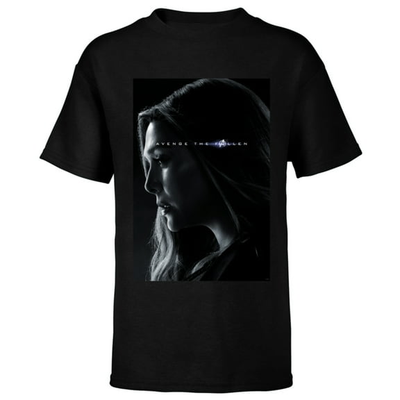 Marvel Avengers: Endgame Scarlet Witch Poster - Short Sleeve T-Shirt for Kids - Customized-Black