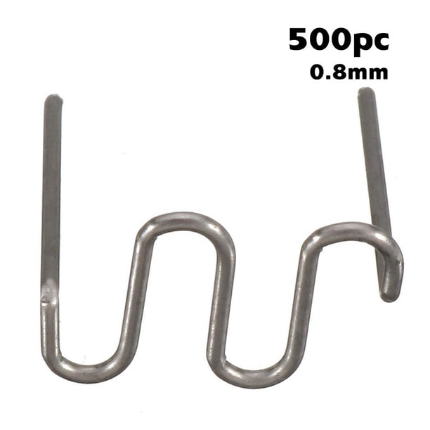500Pcs Parachoques De Coche Máquina De Soldadura De Plástico Alambre De Soldadura Soldadore Tomshoo olas grandes de 0,8 mm