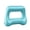 Blue-BU-clearacne, variant on WWG Multi-Functional Vibration Massage Fascia Ring Vibrating Burning Massage, Mini Electric Muscle Shaking Massager with Adjustable Belt for Shoulder Neck Leg, Rechargeable