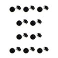 thumbnail image 3 of Qarigey Pendientes elegantes de moda, accesorios de decoración, pendientes de tuerca brillantes para mujer, adorno de vestir para mujer, regalo de tipo 17 10piezas Qarigey CBP392260, 3 of 4