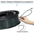 thumbnail image 4 of Geeetech 5pcs TPU Filament 1.75mm Flexible Soft 3D Printer Consumables silver, 5kg Spool (11 lbs.), Dimensional Accuracy +/- 0.03 mm, 4 of 7
