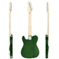 thumbnail image 3 of Glarry 6-Strings 22 Frets Electric Guitar with Bag,Plectrum,Strap,Wire,Tool,Green, 3 of 9