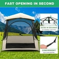 thumbnail image 4 of ABORON Sports Tent for 4 People, Outdoor Instant Tent Shelter Pop Up Bubble Clear View Tent, Weather Proof Outdoor Bubble Tent for Soccer, Football, and Other Outdoor Events, 4 of 9