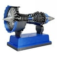 thumbnail image 4 of Tr900 Small Turbofan Engine Model With Electric Shock Absorber Motor And Blue Led Light 12Cm Mini Aircraft Engine For Display, 4 of 7