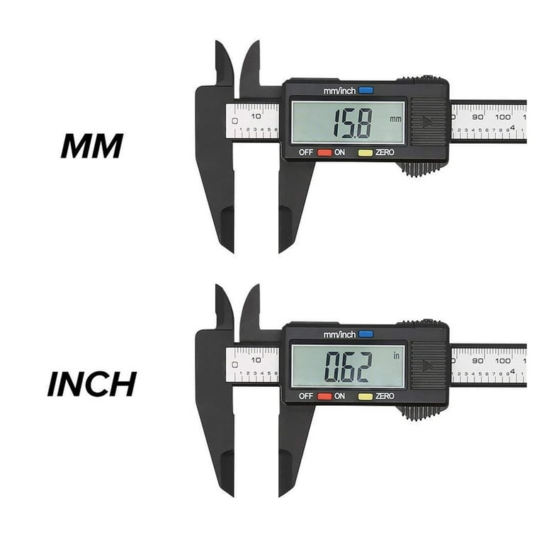 超人気高品質 150mm 100mm Electronic Digital Caliper Carbon Fiber Dial Micrometers&Accessories