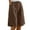 Brown Shorts for Women#1, variant on MGCWSH Bermuda Shorts for Women Casual Summer Womens Comfy Long Cotton Linen Shorts Knee Length High Waisted Shorts for Women Pull On Beach Shorts with Pockets Army Green 3XL