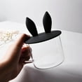 thumbnail image 4 of Cheers US Silicone Cup Lid Silicone Suction Lids with Rabbit Ears Little Bowl Lids Cute Bunny Shaped Mug Covers to Keep Dusts Bugs out of Your Coffee & Tea (Bunny), 4 of 7