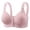 A1_Hot Pink, variant on Cihdmfb Front Closure Bras for Older Women High Support No Underwire Full Coverage Adjustable Straps Plus Size Wireless Bras for Seniors Comfort Breathable Supportive Everyday Bra Beige 36