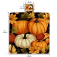 thumbnail image 2 of Thanksgiving Canvas Picnic Blanket Outdoor Waterproof Portable Mat for Camping Beach Park - Lightweight Foldable Picnic Rug with Carry Strap - Extra Large Size Family-Friendly Plaid Pattern, 2 of 6