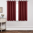 thumbnail image 1 of Cortinas Joydeco Burdeos 132x137 cm Paneles Térmicos Aislantes (2 Unidades), 1 of 6