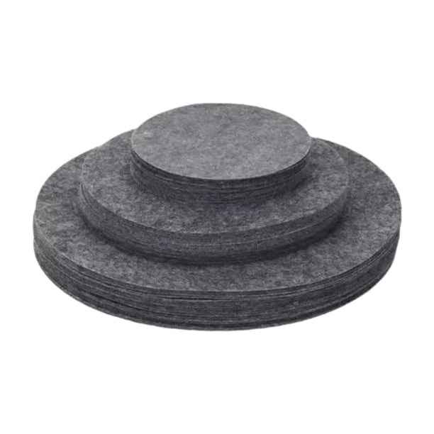 Separador de cerámica para utensilios de cocina. Versátil, apilable y protector. Almacenamiento de cerámica. Gris 60 unidades