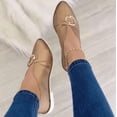 thumbnail image 5 of Woven Mesh Ballet Flats for Women Square Toe Mary Jane Flats Buckle Strap Flat Shoes Comfortable Ballerina Flats Dressy Mesh Shoes Casual Mary Janes for Women, 5 of 12