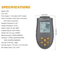 Digital Laser Tachometer LCD RPM Test Small Engine Motor Speed Gauge ...